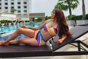 Actress Nikita Rawal Stuns in Latest Photoshoot, Radiating Confidence and Glamour